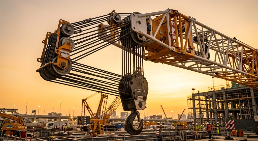 Crane Wire Rope Reeving Explained: Parts of Line, Hook Blocks, and Lifting Capacity