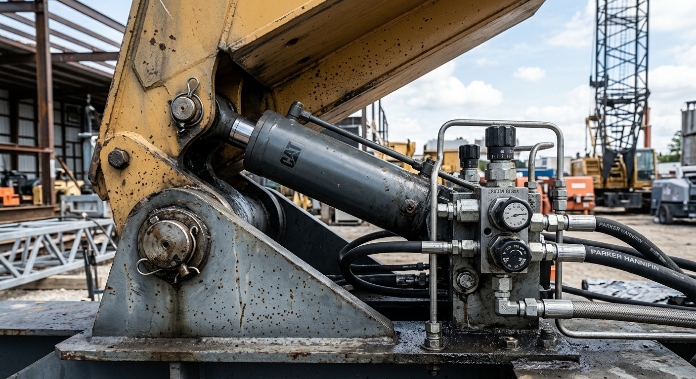 Hydraulic pressure relief valve assembly used in crane overload protection systems