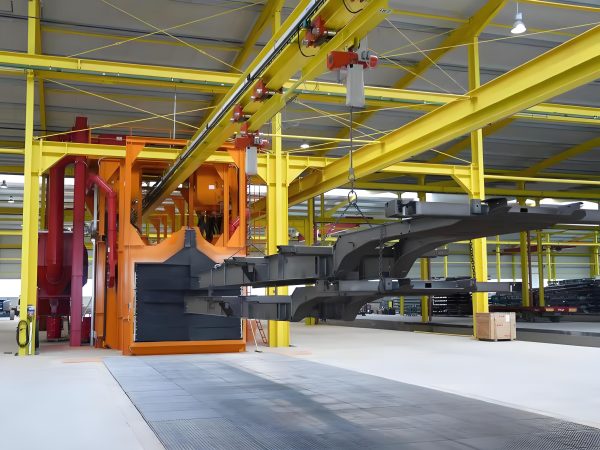 Overhead Conveyor Shot Blasting Machine