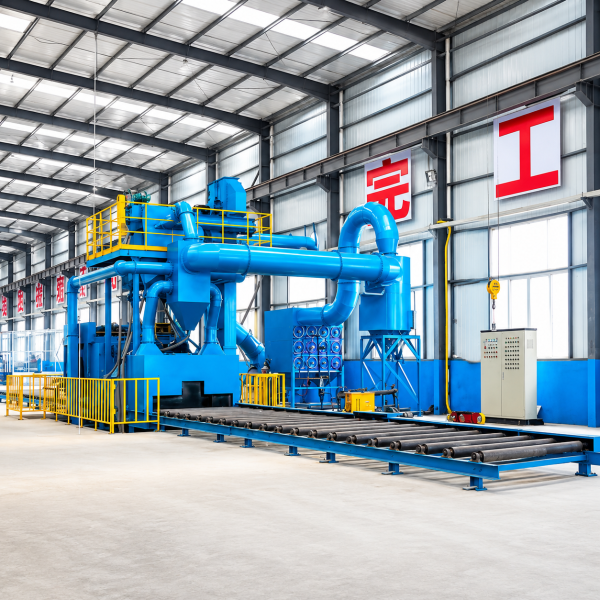 Q69 Series Horizontal Roller Conveyor Steel Plate Pretreatment Line