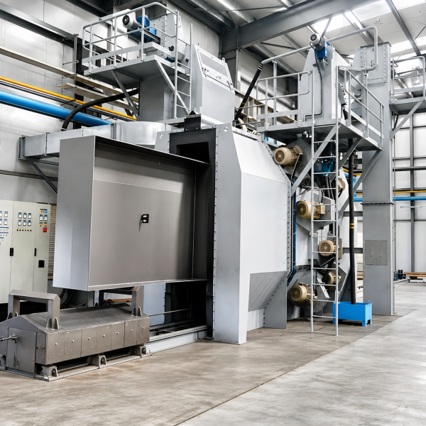 Vertical Roller Conveyor Structural Parts Treatment Line