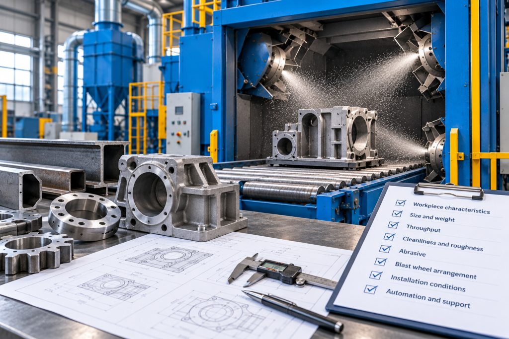 How to Choose a Shot Blasting Machine: 8 Parameters Every Buyer Should Confirm