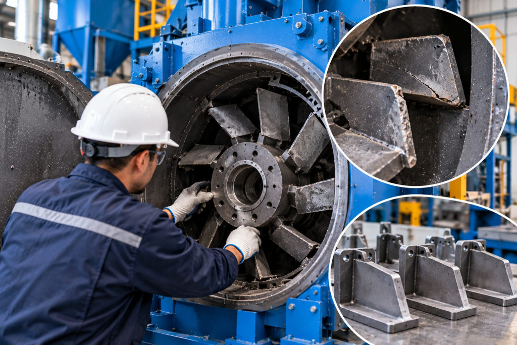 Expert Inspection Detects Abnormal Noise and Prevents a Potential Blast Wheel Rupture